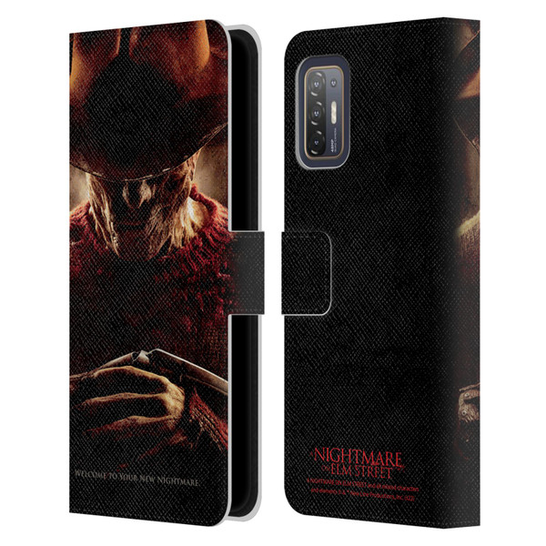 A Nightmare On Elm Street (2010) Graphics Freddy Key Art Leather Book Wallet Case Cover For HTC Desire 21 Pro 5G