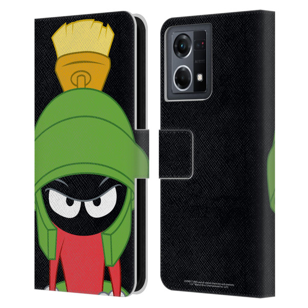 Looney Tunes Characters Marvin The Martian Leather Book Wallet Case Cover For OPPO Reno8 4G
