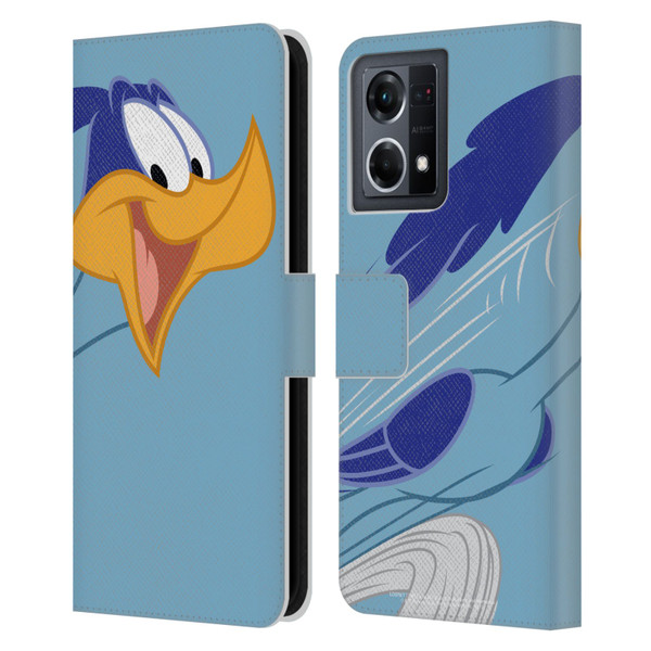 Looney Tunes Characters Road Runner Leather Book Wallet Case Cover For OPPO Reno8 4G