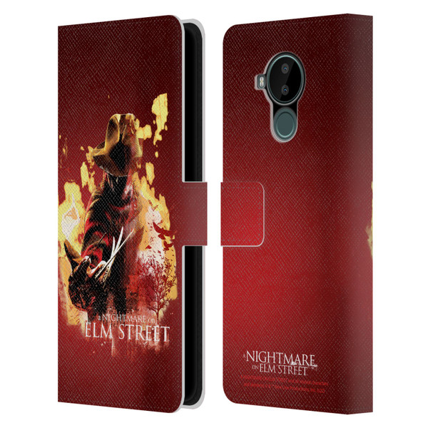 A Nightmare On Elm Street (2010) Graphics Freddy Nightmare Leather Book Wallet Case Cover For Nokia C30
