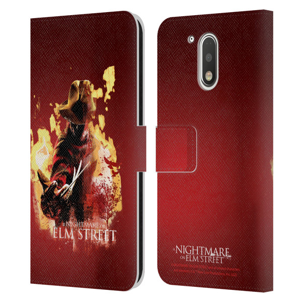 A Nightmare On Elm Street (2010) Graphics Freddy Nightmare Leather Book Wallet Case Cover For Motorola Moto G41