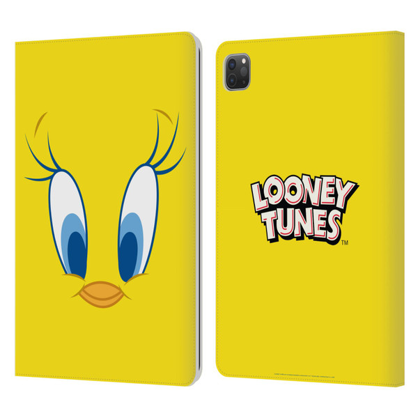 Looney Tunes Full Face Tweety Leather Book Wallet Case Cover For Apple iPad Pro 11 2020 / 2021 / 2022