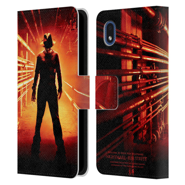 A Nightmare On Elm Street (2010) Graphics Freddy Poster Leather Book Wallet Case Cover For Samsung Galaxy A01 Core (2020)