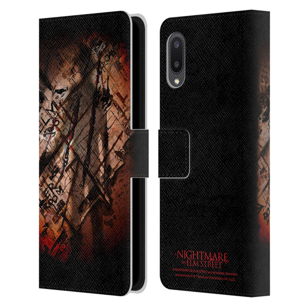 A Nightmare On Elm Street (2010) Graphics Freddy Boiler Room Leather Book Wallet Case Cover For Samsung Galaxy A02/M02 (2021)