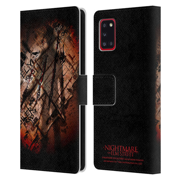 A Nightmare On Elm Street (2010) Graphics Freddy Boiler Room Leather Book Wallet Case Cover For Samsung Galaxy A31 (2020)