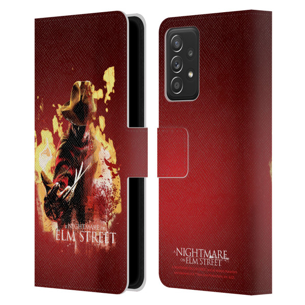A Nightmare On Elm Street (2010) Graphics Freddy Nightmare Leather Book Wallet Case Cover For Samsung Galaxy A52 / A52s / 5G (2021)