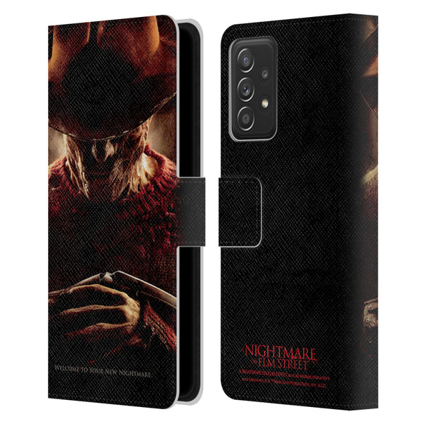 A Nightmare On Elm Street (2010) Graphics Freddy Key Art Leather Book Wallet Case Cover For Samsung Galaxy A53 5G (2022)