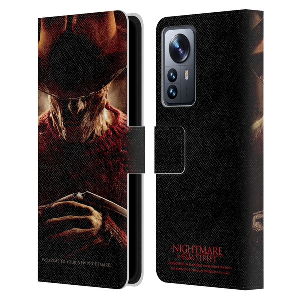 A Nightmare On Elm Street (2010) Graphics Freddy Key Art Leather Book Wallet Case Cover For Xiaomi 12 Pro