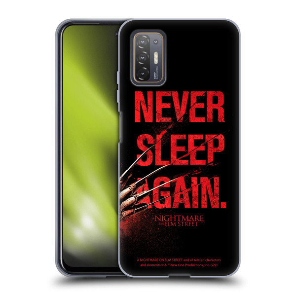 A Nightmare On Elm Street (2010) Graphics Never Sleep Again Soft Gel Case for HTC Desire 21 Pro 5G
