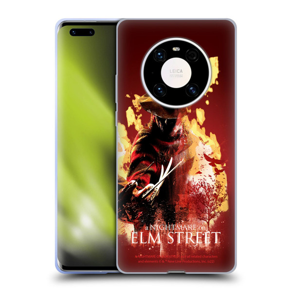 A Nightmare On Elm Street (2010) Graphics Freddy Nightmare Soft Gel Case for Huawei Mate 40 Pro 5G