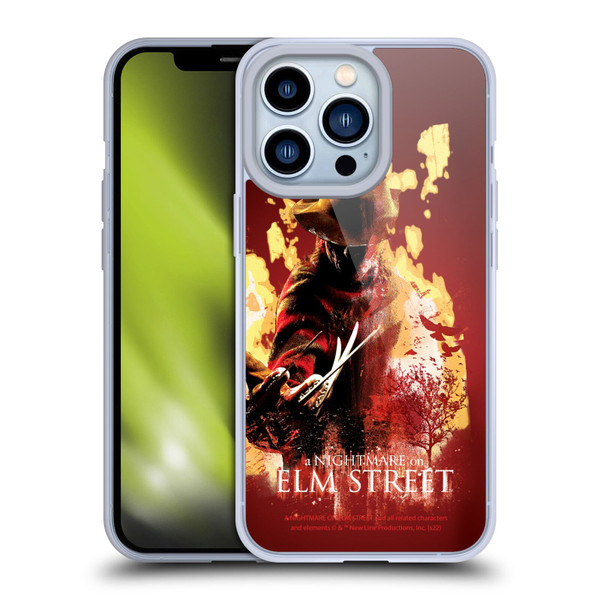 A Nightmare On Elm Street (2010) Graphics Freddy Nightmare Soft Gel Case for Apple iPhone 13 Pro