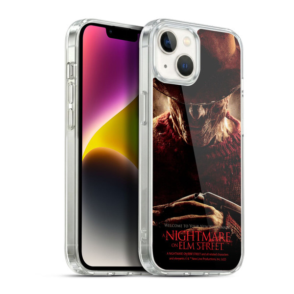 A Nightmare On Elm Street (2010) Graphics Freddy Key Art Soft Gel Case for Apple iPhone 14 Plus & MagSafe