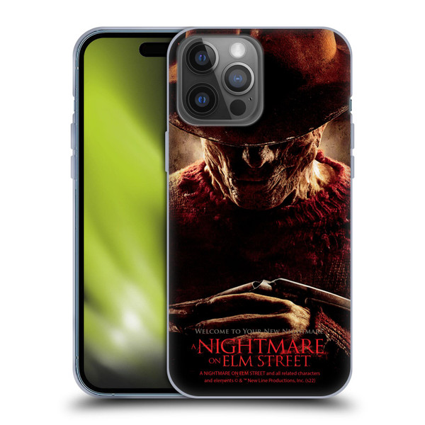 A Nightmare On Elm Street (2010) Graphics Freddy Key Art Soft Gel Case for Apple iPhone 14 Pro Max