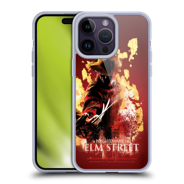 A Nightmare On Elm Street (2010) Graphics Freddy Nightmare Soft Gel Case for Apple iPhone 14 Pro Max