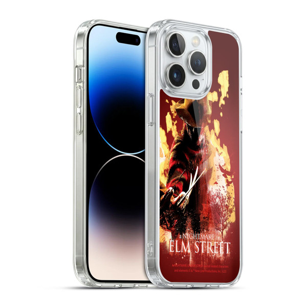 A Nightmare On Elm Street (2010) Graphics Freddy Nightmare Soft Gel Case for Apple iPhone 14 Pro Max & MagSafe