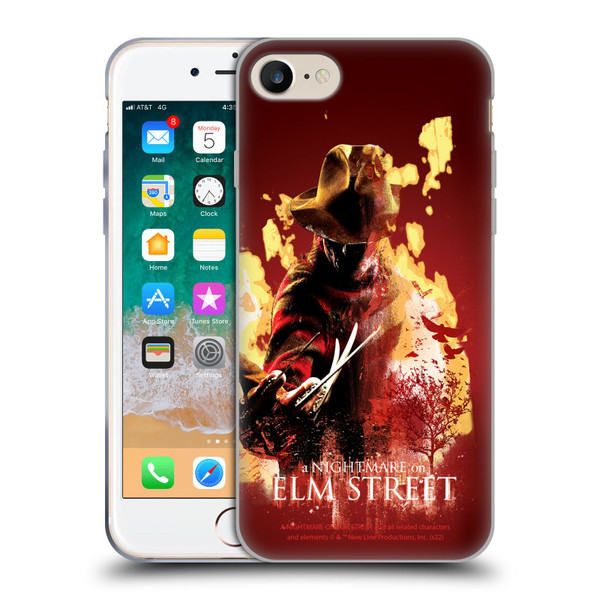 A Nightmare On Elm Street (2010) Graphics Freddy Nightmare Soft Gel Case for Apple iPhone 7 / 8 / SE 2020 & 2022
