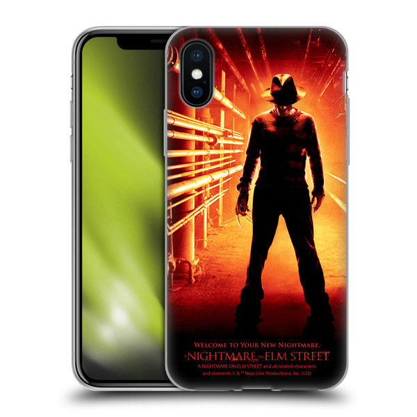 A Nightmare On Elm Street (2010) Graphics Freddy Poster Soft Gel Case for Apple iPhone X / iPhone XS