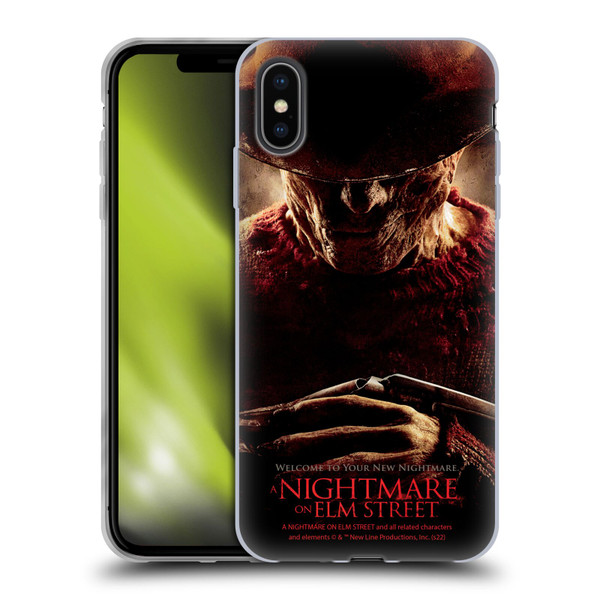 A Nightmare On Elm Street (2010) Graphics Freddy Key Art Soft Gel Case for Apple iPhone XS Max