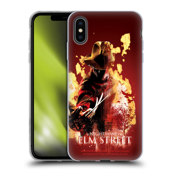 A Nightmare On Elm Street (2010) Graphics Freddy Nightmare Soft Gel Case for Apple iPhone XS Max