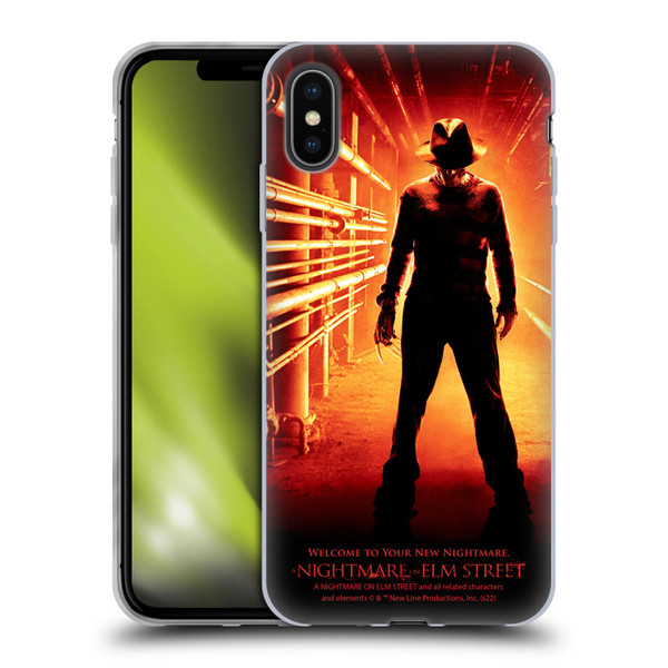 A Nightmare On Elm Street (2010) Graphics Freddy Poster Soft Gel Case for Apple iPhone XS Max