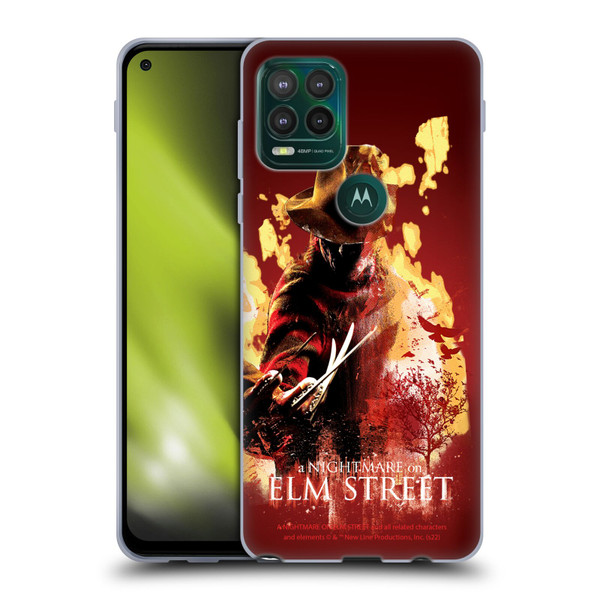 A Nightmare On Elm Street (2010) Graphics Freddy Nightmare Soft Gel Case for Motorola Moto G Stylus 5G 2021