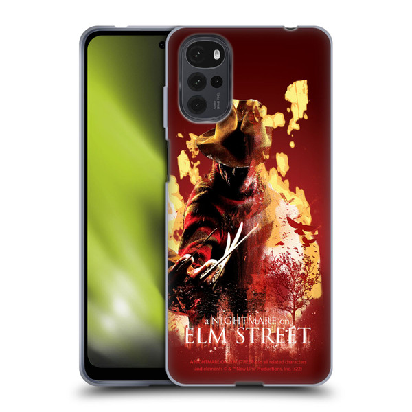 A Nightmare On Elm Street (2010) Graphics Freddy Nightmare Soft Gel Case for Motorola Moto G22
