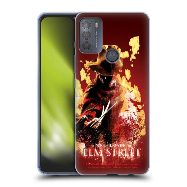 A Nightmare On Elm Street (2010) Graphics Freddy Nightmare Soft Gel Case for Motorola Moto G50
