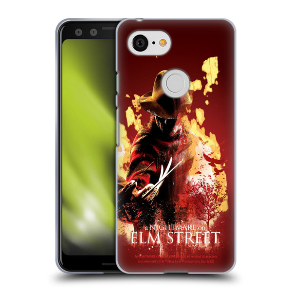 A Nightmare On Elm Street (2010) Graphics Freddy Nightmare Soft Gel Case for Google Pixel 3