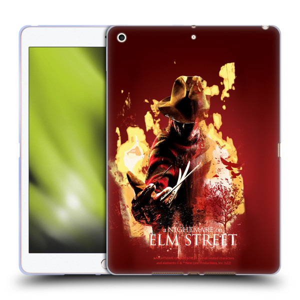 A Nightmare On Elm Street (2010) Graphics Freddy Nightmare Soft Gel Case for Apple iPad 10.2 2019/2020/2021