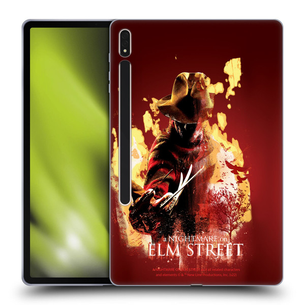 A Nightmare On Elm Street (2010) Graphics Freddy Nightmare Soft Gel Case for Samsung Galaxy Tab S8 Plus