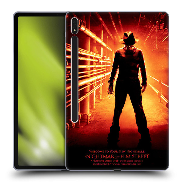 A Nightmare On Elm Street (2010) Graphics Freddy Poster Soft Gel Case for Samsung Galaxy Tab S8 Plus