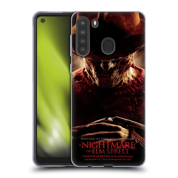 A Nightmare On Elm Street (2010) Graphics Freddy Key Art Soft Gel Case for Samsung Galaxy A21 (2020)
