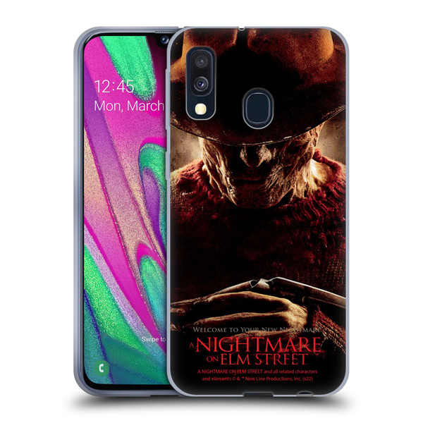 A Nightmare On Elm Street (2010) Graphics Freddy Key Art Soft Gel Case for Samsung Galaxy A40 (2019)