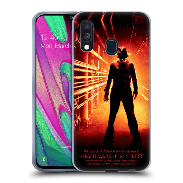 A Nightmare On Elm Street (2010) Graphics Freddy Poster Soft Gel Case for Samsung Galaxy A40 (2019)