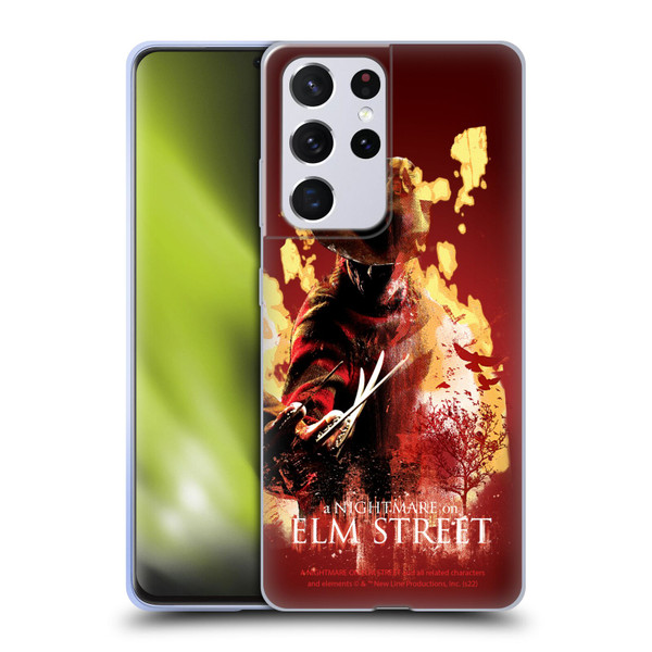 A Nightmare On Elm Street (2010) Graphics Freddy Nightmare Soft Gel Case for Samsung Galaxy S21 Ultra 5G