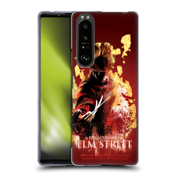 A Nightmare On Elm Street (2010) Graphics Freddy Nightmare Soft Gel Case for Sony Xperia 1 III