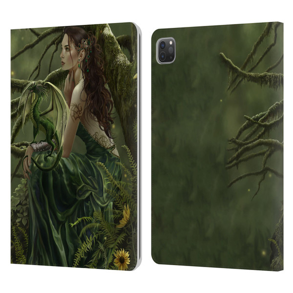Nene Thomas Deep Forest Queen Fate Fairy With Dragon Leather Book Wallet Case Cover For Apple iPad Pro 11 2020 / 2021 / 2022