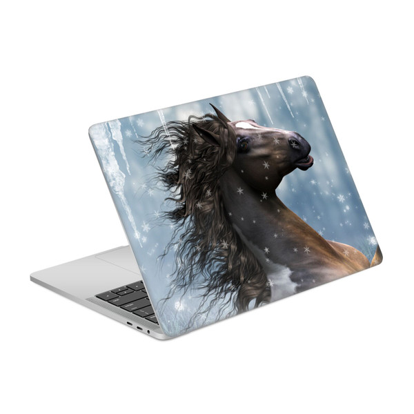Simone Gatterwe Horses In The Snow Vinyl Sticker Skin Decal Cover for Apple MacBook Pro 13.3" A1708