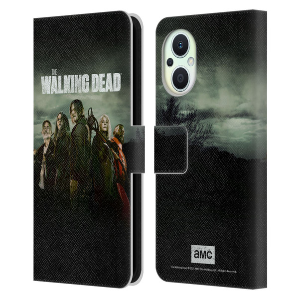 AMC The Walking Dead Season 11 Key Art Poster Leather Book Wallet Case Cover For OPPO Reno8 Lite