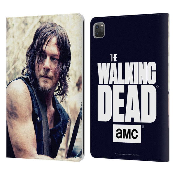 AMC The Walking Dead Daryl Dixon Half Body Leather Book Wallet Case Cover For Apple iPad Pro 11 2020 / 2021 / 2022