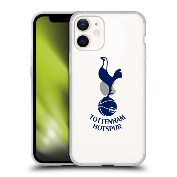 Tottenham Hotspur F.C. Badge Blue Cockerel Soft Gel Case for Apple iPhone 12 Mini