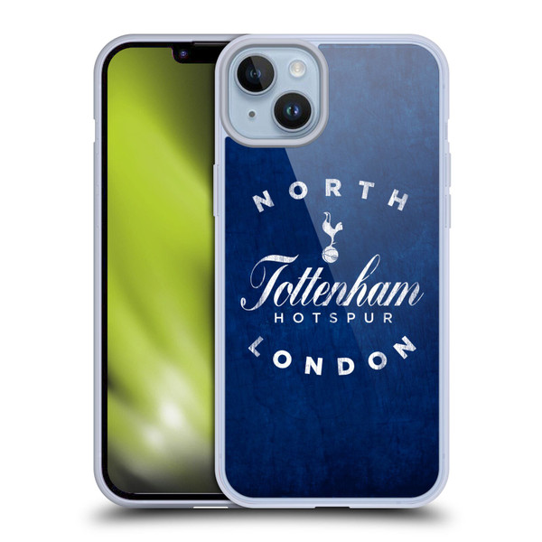 Tottenham Hotspur F.C. Badge North London Soft Gel Case for Apple iPhone 14 Plus