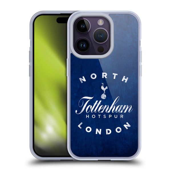 Tottenham Hotspur F.C. Badge North London Soft Gel Case for Apple iPhone 14 Pro