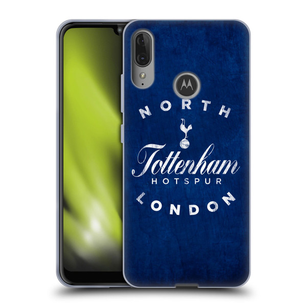 Tottenham Hotspur F.C. Badge North London Soft Gel Case for Motorola Moto E6 Plus