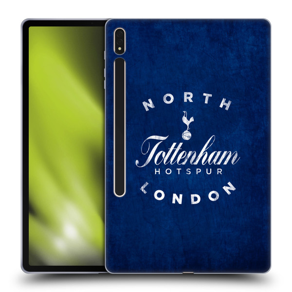 Tottenham Hotspur F.C. Badge North London Soft Gel Case for Samsung Galaxy Tab S8 Plus