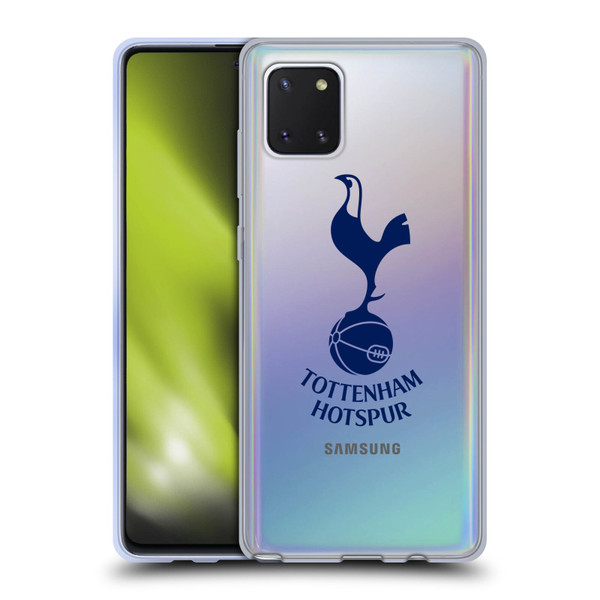 Tottenham Hotspur F.C. Badge Blue Cockerel Soft Gel Case for Samsung Galaxy Note10 Lite