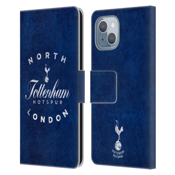 Tottenham Hotspur F.C. Badge North London Leather Book Wallet Case Cover For Apple iPhone 14