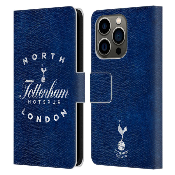 Tottenham Hotspur F.C. Badge North London Leather Book Wallet Case Cover For Apple iPhone 14 Pro
