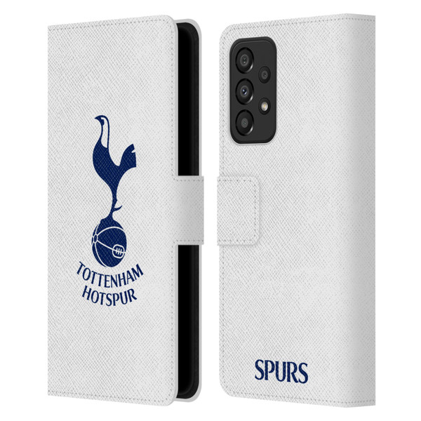 Tottenham Hotspur F.C. Badge Blue Cockerel Leather Book Wallet Case Cover For Samsung Galaxy A33 5G (2022)