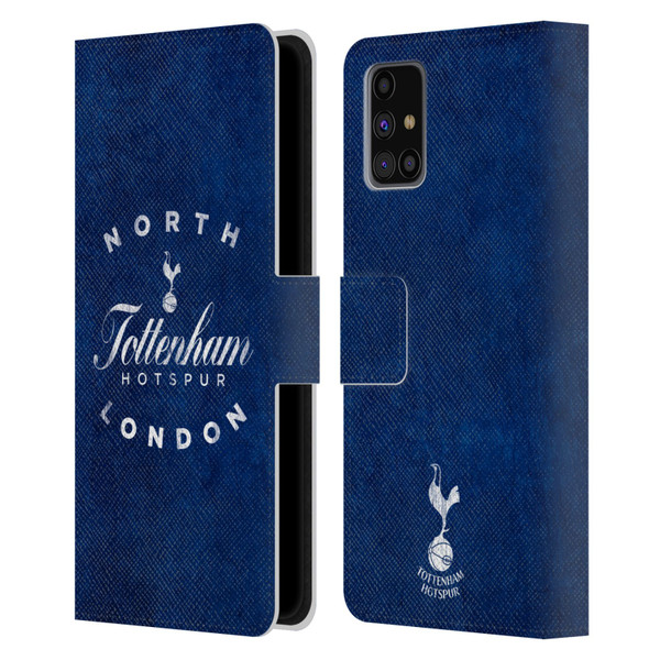 Tottenham Hotspur F.C. Badge North London Leather Book Wallet Case Cover For Samsung Galaxy M31s (2020)